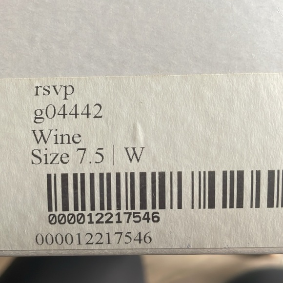 NEW RSVP Wine Sling Back High Heels 7.5W - Picture 9 of 9